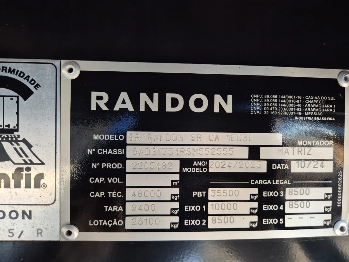 Randon Graneleiro sem pneus miniatura 7