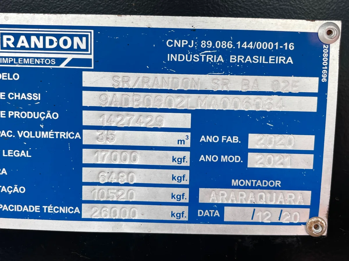 Randon Rodocaçamba 20/21 zera miniatura 9